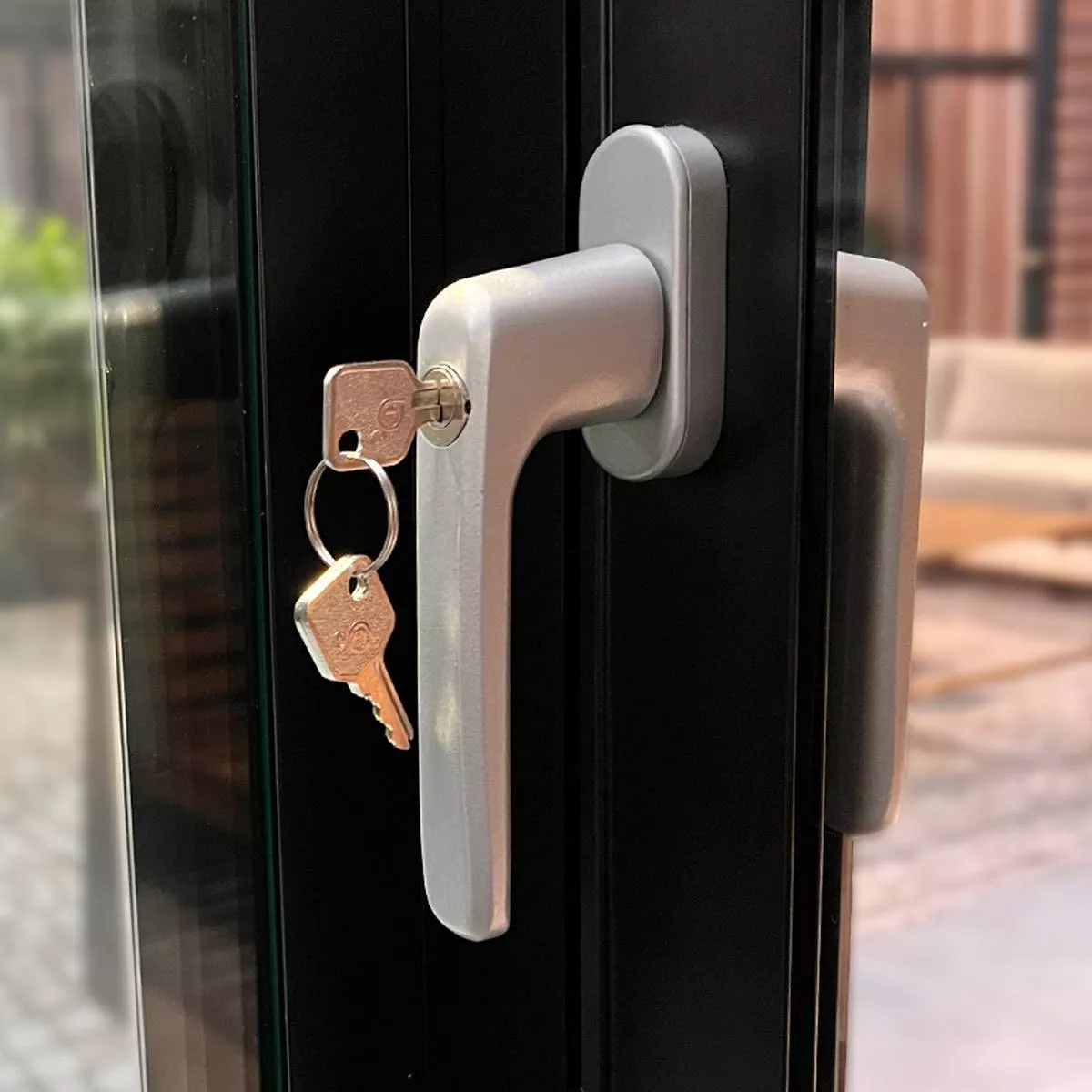 Seitenverschluss für Glasschiebewand