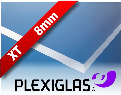 Plexiglas® XT transparent 8mm