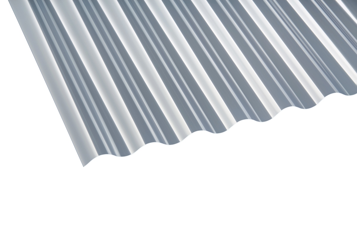 2911203_01_PET_Profilplatte_1-1_Sinus_klar_frei PET 1,1mm Stärke Wellplatte Sinus 76/18 farblos