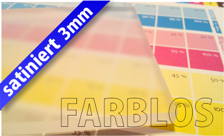 Acrylglas GS farblos satiniert 3mm