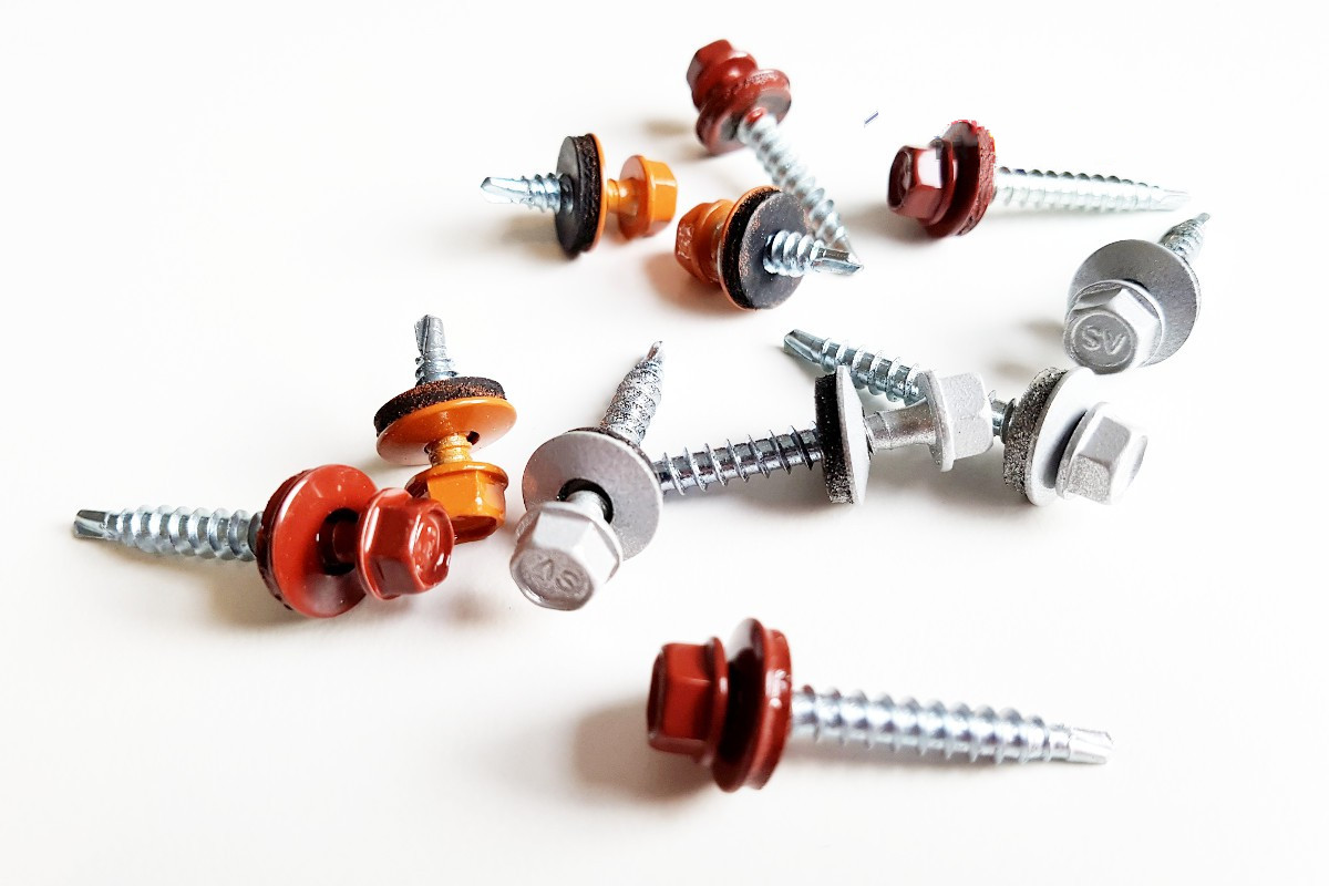 Selbstbohrende_Schrauben-kurz Profilblechschraube 4,8mmx35mm selbstbohrend für Tiefsicke bei Trapezblechen