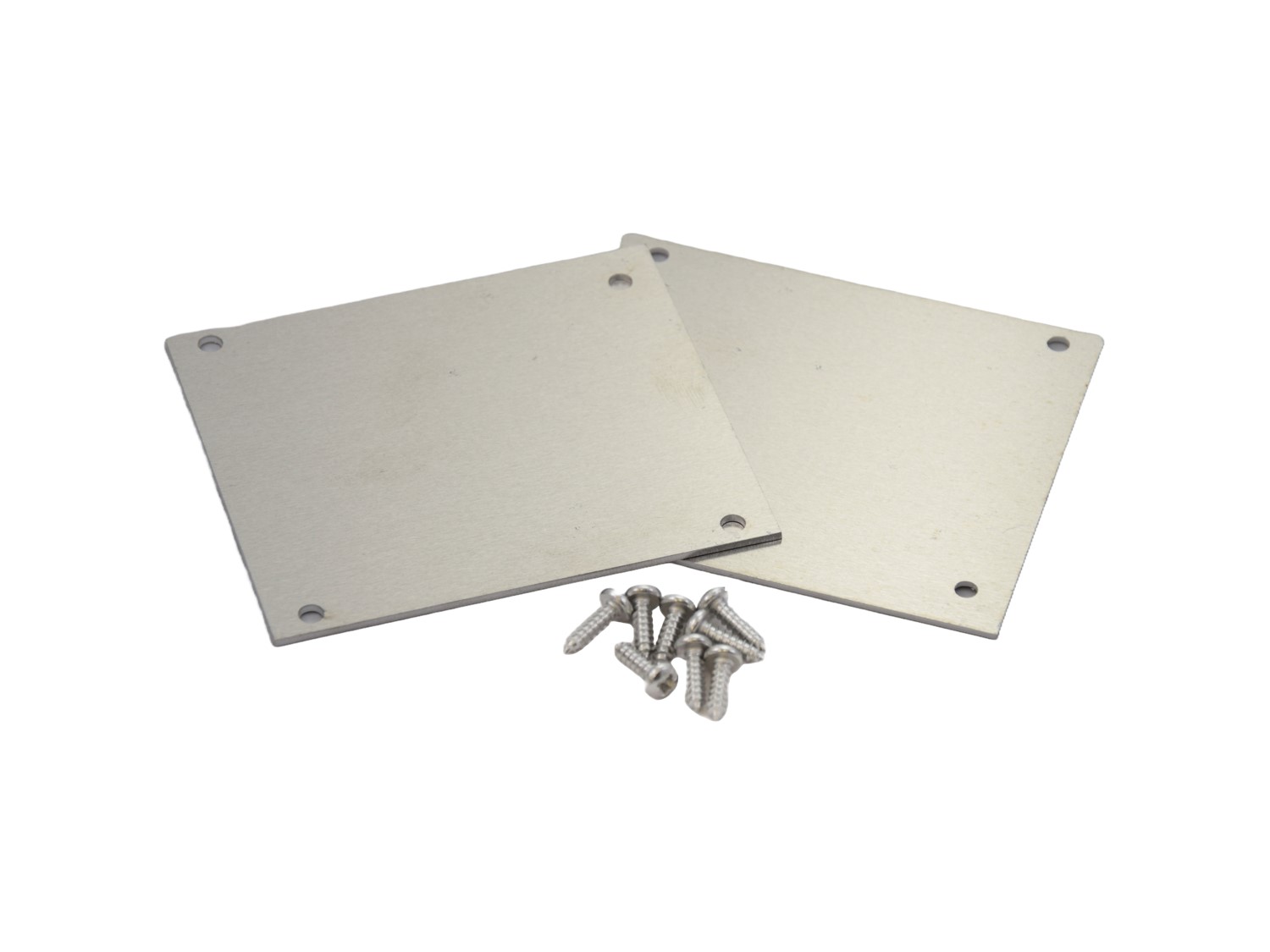 Rinnenkappenset inkl. Schrauben für Alu-Kastenrinne Rinnenkappenset inkl. Schrauben für Alu-Kastenrinne