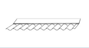 Maueranschluss Welle Sinus farblos 76/18 für Sollux® und Ondex®