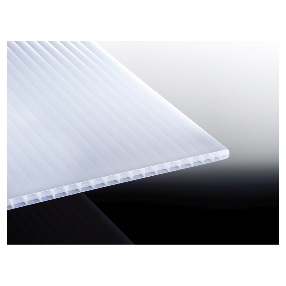 Heatbloc Stegplatte aus Polycarbonat opal 16mm 3-fach bis zu 45 % weniger Sonneneinstrahlung