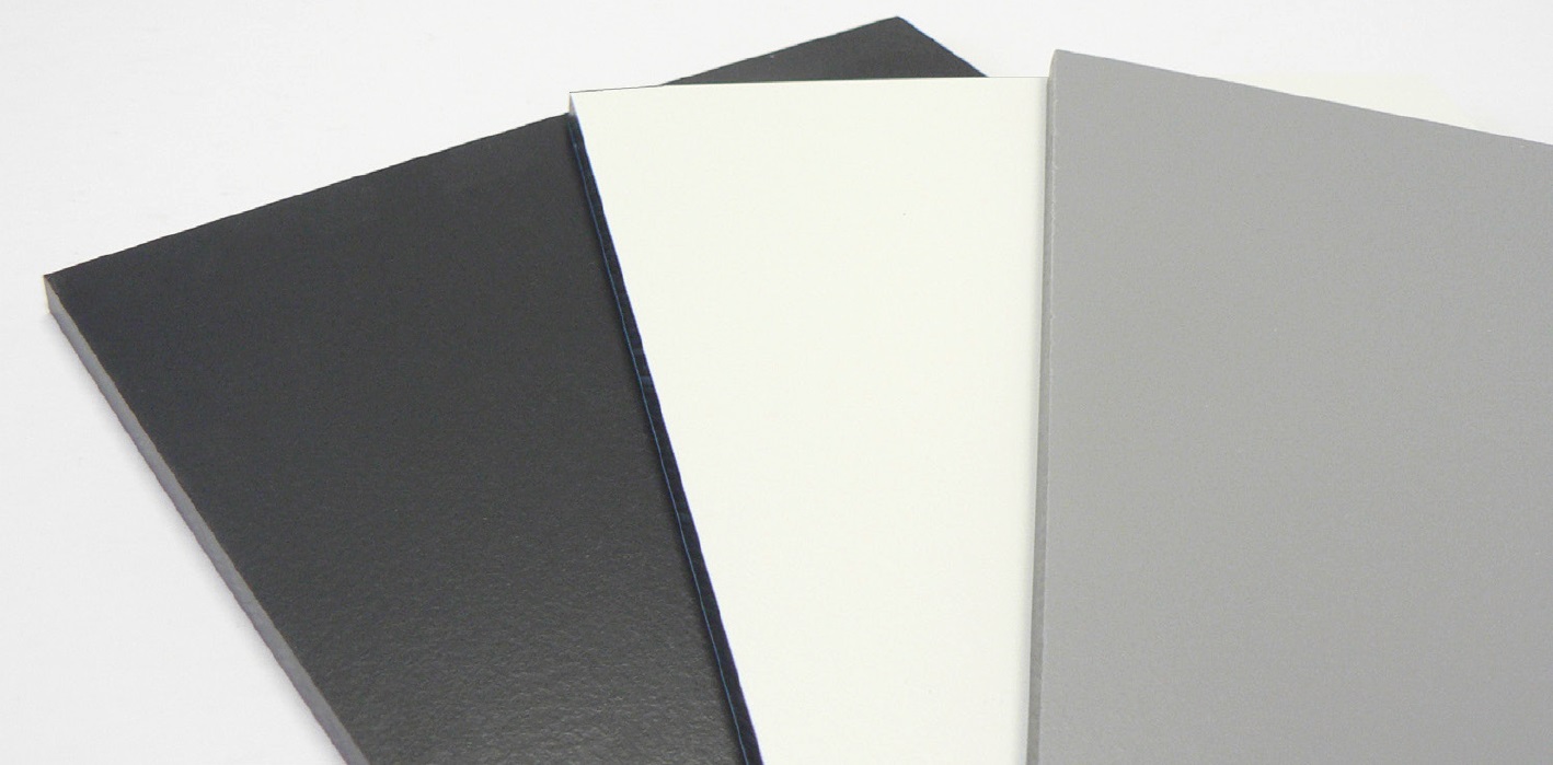 Uniplan HPL Platte Uniplan graustufen