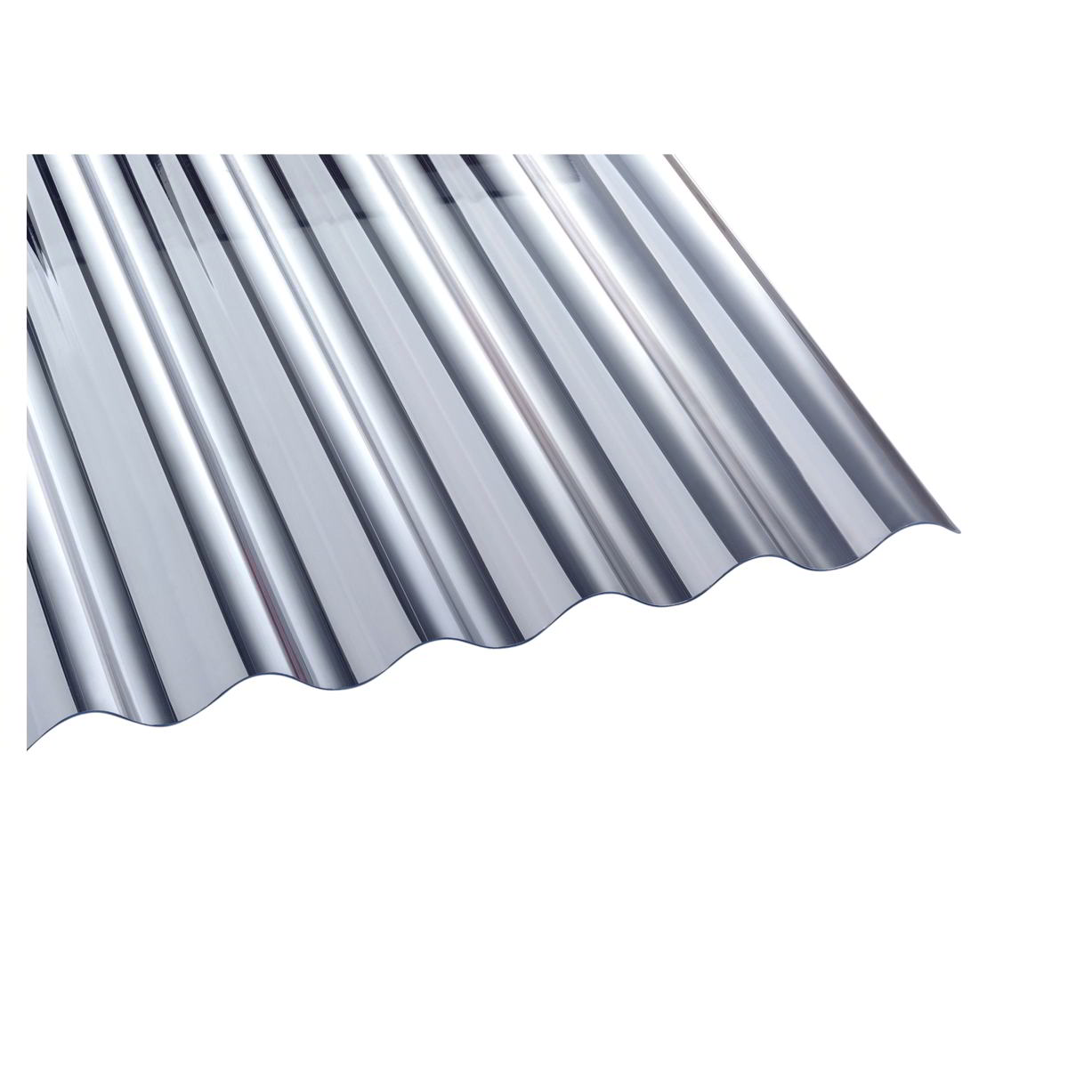PVC Wellplatte glasklar Sinus 76/18 Stärke 1,2mm