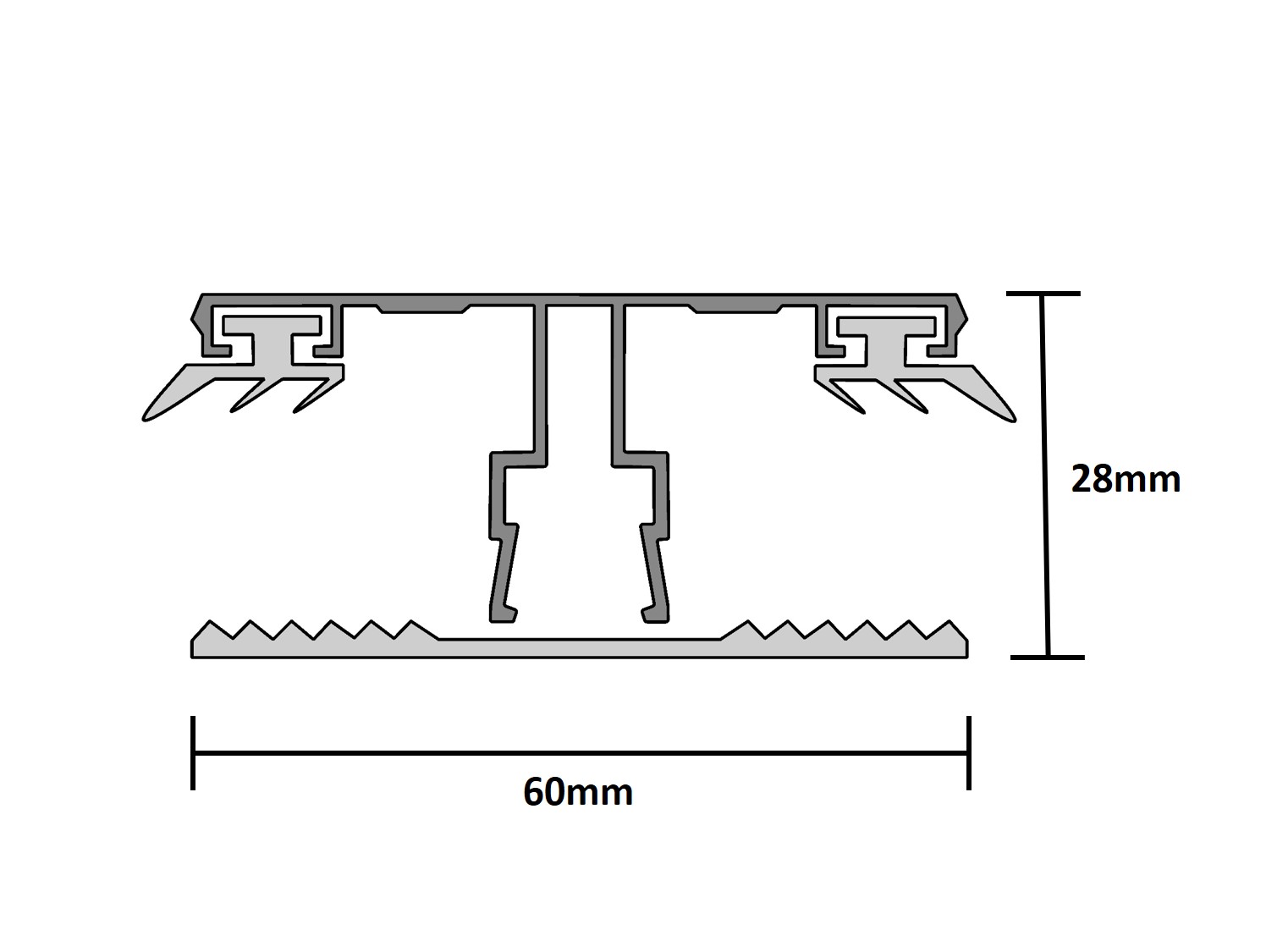 Alu-Gummi-System_Deckprofil_Mitte_16mm