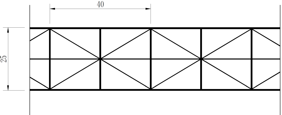 Thermo Stegplatte aus Polycarbonat 25mm X-Struktur für Wintergärten